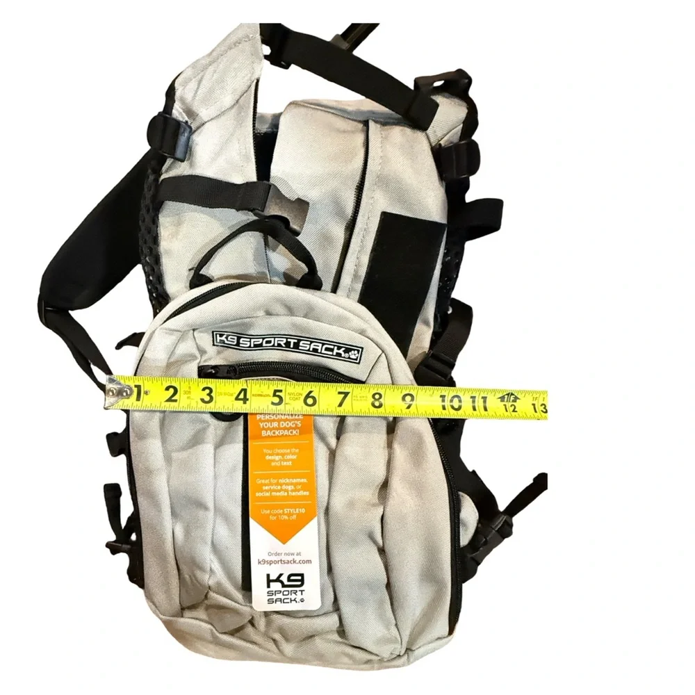 K9 Sport Sack Carrier for Dogs Gray and Black NWOT